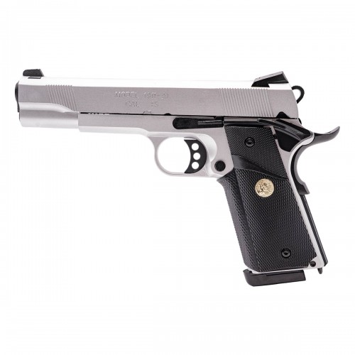 Army Armament 1911 MEU (R27-S) (Silver), Pistols are generally used as a sidearm, or back up for your primary, however that doesn't mean that's all they can be used for